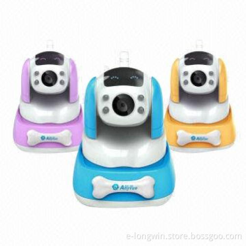 New Style Indoor Wireless IP Cameras, Suitable for Family Use, 5V DC Power Supply